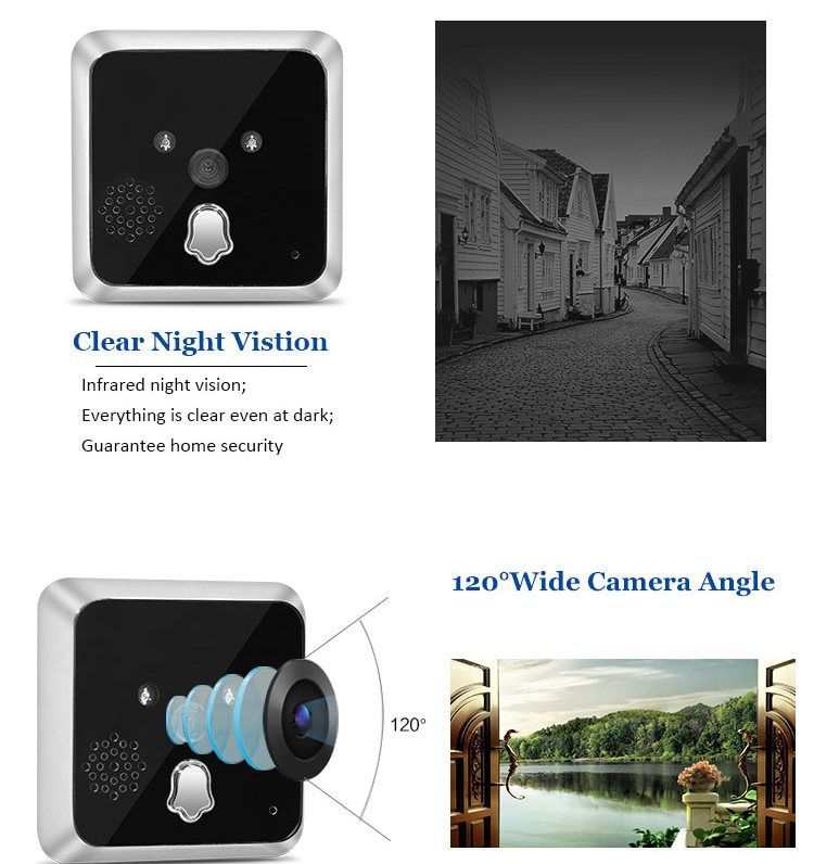 Low power consumption wifi doorbell VD-300P outdoor camera