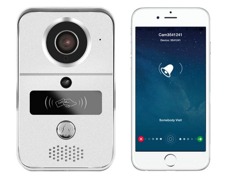 Mobile unlock Wifi video door phone camera VD-IP03C