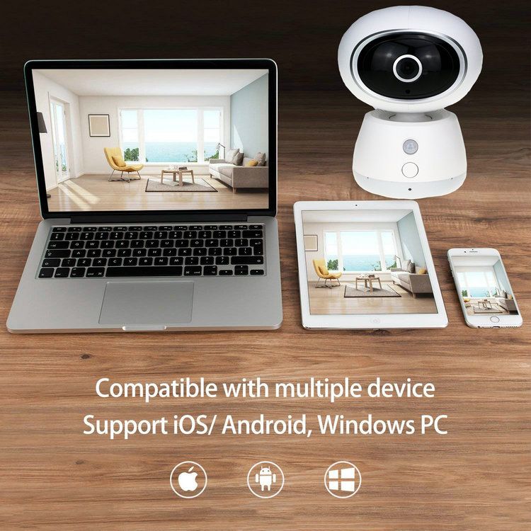 Wireless WIFI Pan& Tilt ip camera IPC-204PT Multi-terminal access