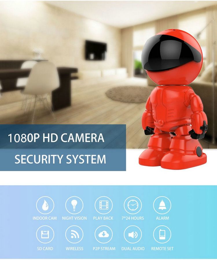 Wireless WIFI Pan& Tilt ip camera A160-1080 function