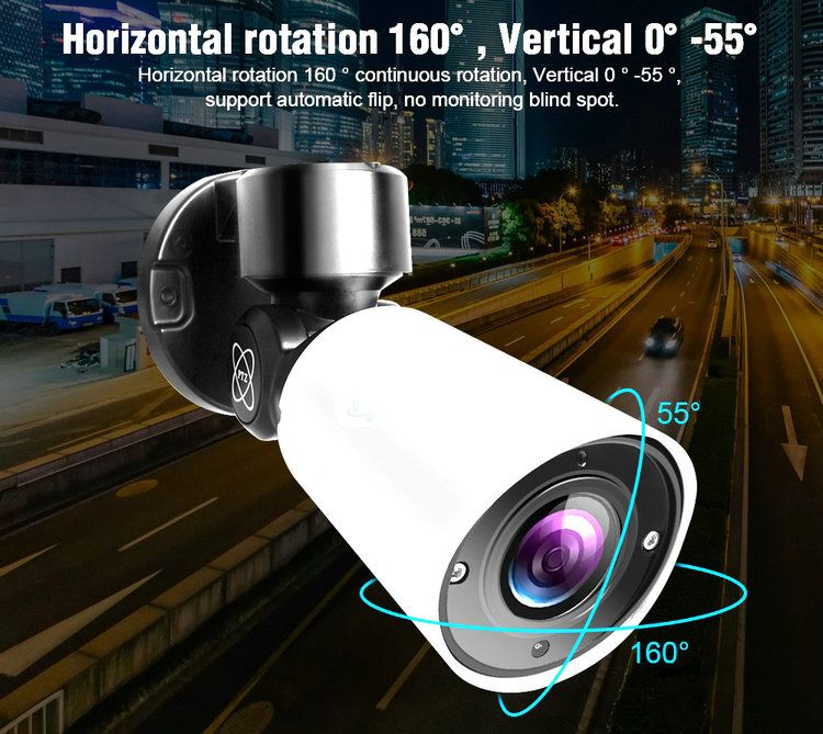 IP bullet PTZ camera IPC-1070PTZ PTZ Size