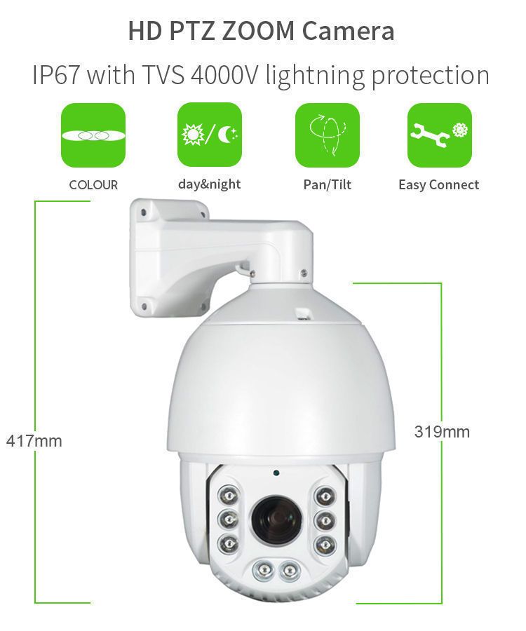 Speed dome PTZ camera IPC-PTZ1002AT function