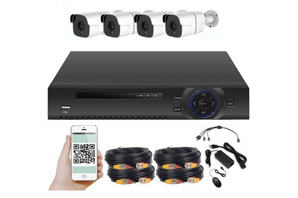 JYR-4300HY-kit 4CH AHD Camera and DVR kit