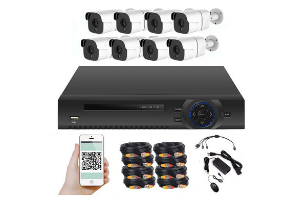 JYR-4300HY-8kit 8CH AHD Camera and DVR kit