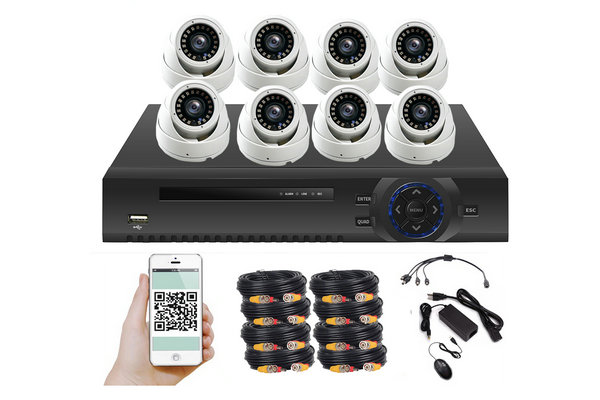 JYR-6096HY-8kit 8CH AHD Camera and DVR kit