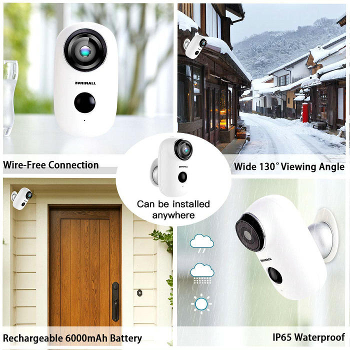 Mini Battery Powered WIFI IP camera IPC-06BW Installation Environment