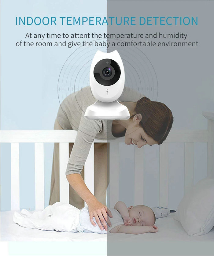 HD screen baby monitor Camera JY-BM04 Indoor Temperature Detection