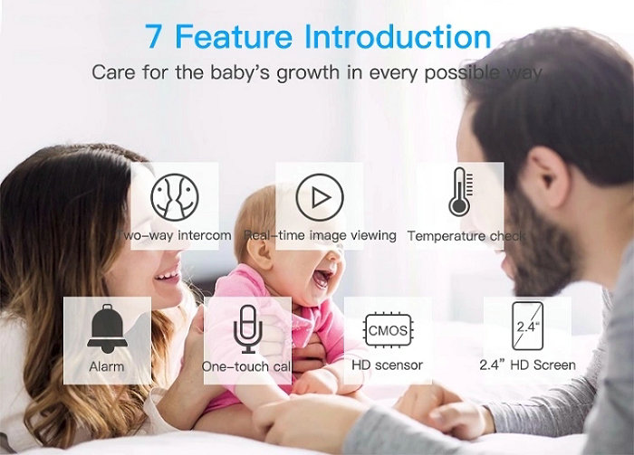 HD screen baby monitor Camera JY-BM01 7 Feature Introduction