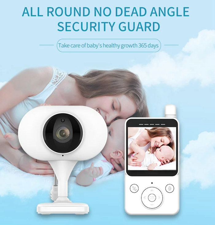 HD screen baby monitor Camera JY-BM02 All Round No Dead Angle Security Guard