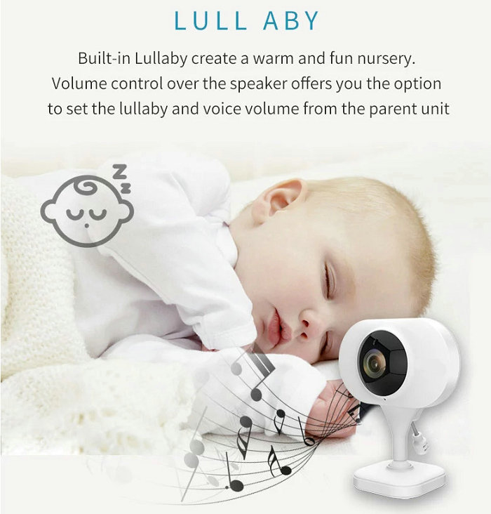 HD screen baby monitor Camera JY-BM02 Lull aby