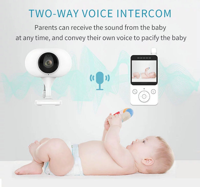 HD screen baby monitor Camera JY-BM02 Two-way Voice Intercom