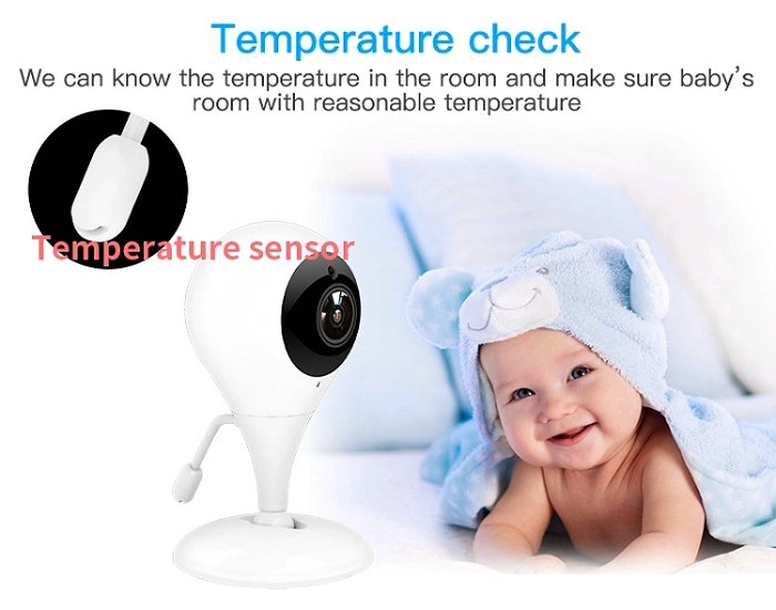 HD screen baby monitor Camera JY-BM01 Temperature check