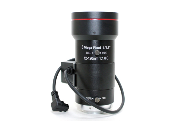 JY-12120CA-3MP-1/1.8F1.8 Auto Iris manual vari-focal lens