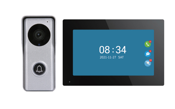 WIFI wireless doorbell Smart Video Door Phone with 7 inch monitor