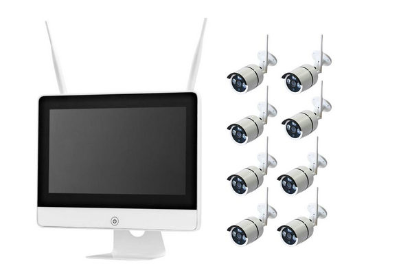 IPC-8Kit913M 8CH Wireless 12.5 inch monitorNVR kit