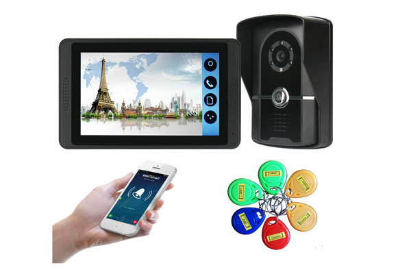 VD-619ID 7 inch monitor Mobile unlock wifi video door bell