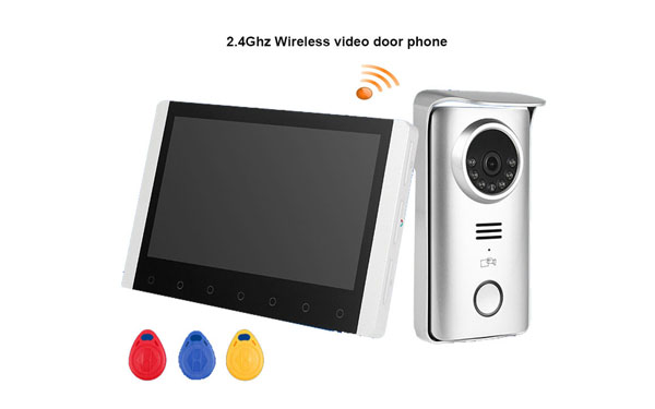 VD-808M-B Real-time video recording video door phone wireless with indoor monitor